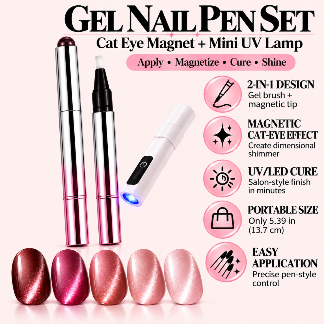 Gel Pen with Portable UV Lamp